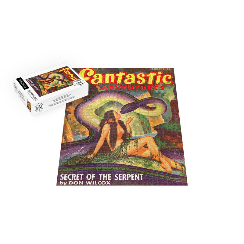 Secret Of The Serpent Pulp Fiction Jigsaw Puzzle