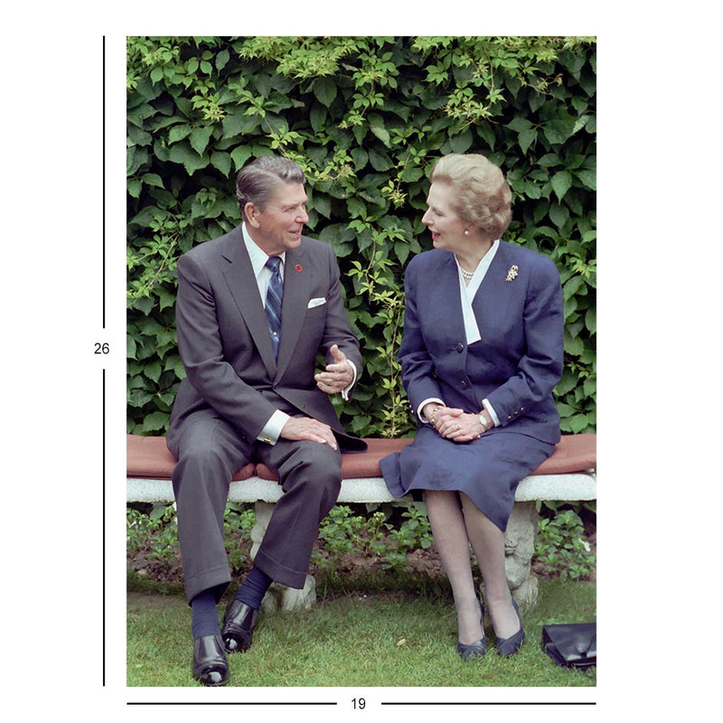President Ronald Reagan Meeting Margaret Thatcher Jigsaw Puzzle