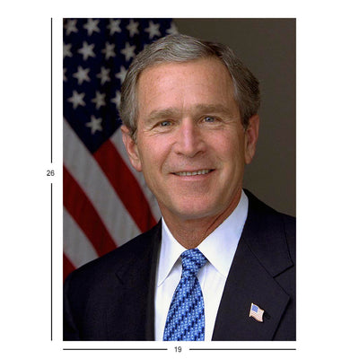 George W. Bush Offcial Presidential Portrait Jigsaw Puzzle