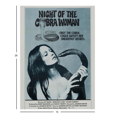Night Of The Cobra Woman Jigsaw Puzzle