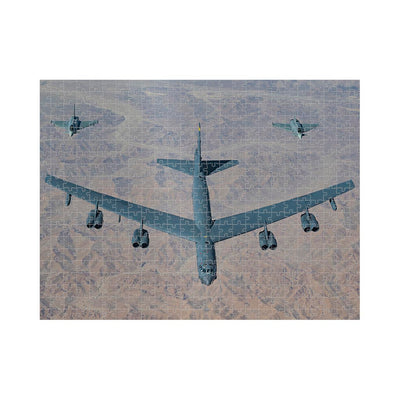 Air Force B-52H Stratofortress And Eurofighter Typhoons Jigsaw Puzzle