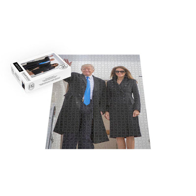 President Trump And Melania Departing From Air Force One Jigsaw Puzzle