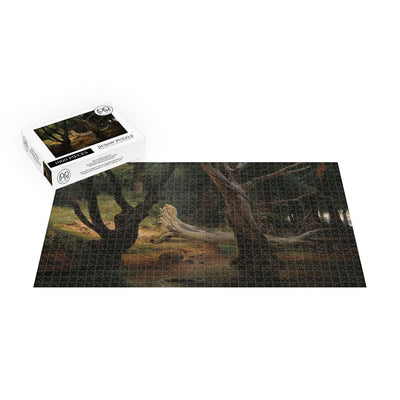 Departure for the Hunt in the Pontine Marshes Jigsaw Puzzle