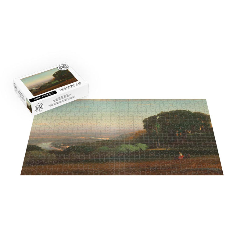 View of the Tiber Near Perugia Jigsaw Puzzle