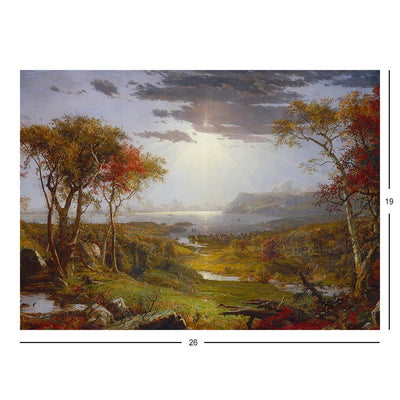 Autumn On The Hudson River Jigsaw Puzzle