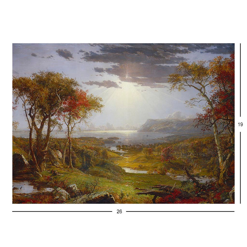 Autumn On The Hudson River Jigsaw Puzzle