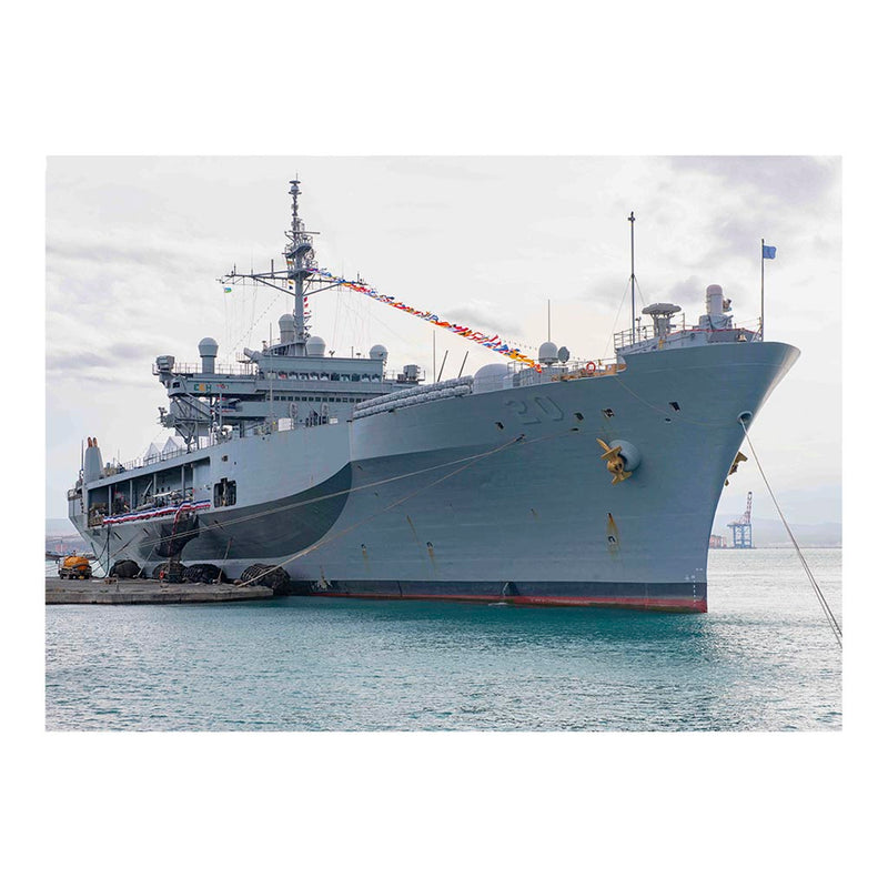 The Blue Ridge-class command and control ship USS Mount Whitney Jigsaw Puzzle