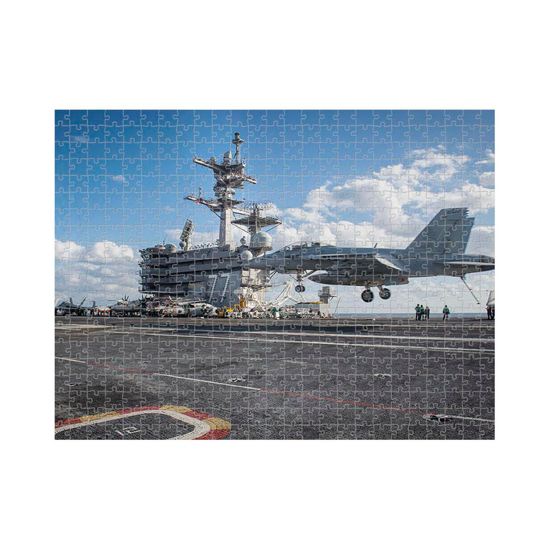 An FA-18E Super Hornet Attached To Strike Fighter Squadron Jigsaw Puzzle