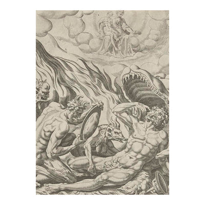 Vision of the Rich Man in Hell Engraving Jigsaw Puzzle