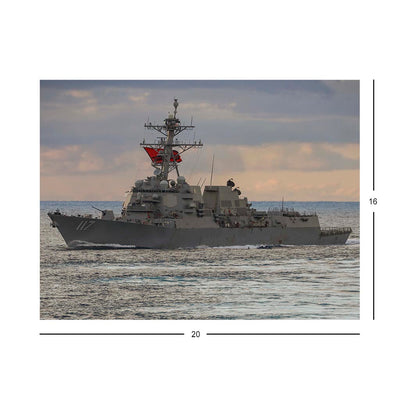USS Paul Ignatius Guided-Missile Destroyer Jigsaw Puzzle