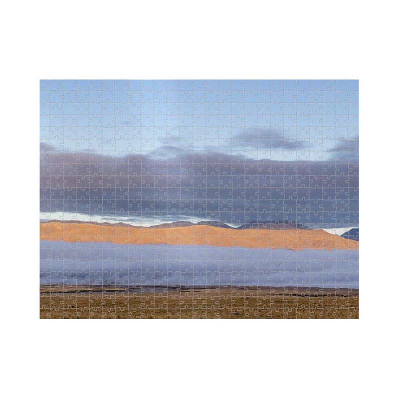 Wikimedia Commons Jigsaw Puzzle of the Day Fog around Lake Heron