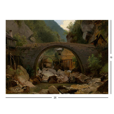 Mountain Stream in the Auvergne Jigsaw Puzzle