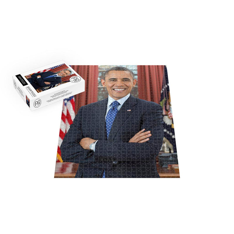 Barack Obama Official Presidential Portrait Jigsaw Puzzle