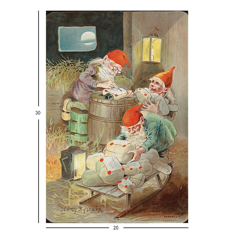 Wikimedia Commons Jigsaw Puzzle Of The Day Christmas card by Jenny Nyström