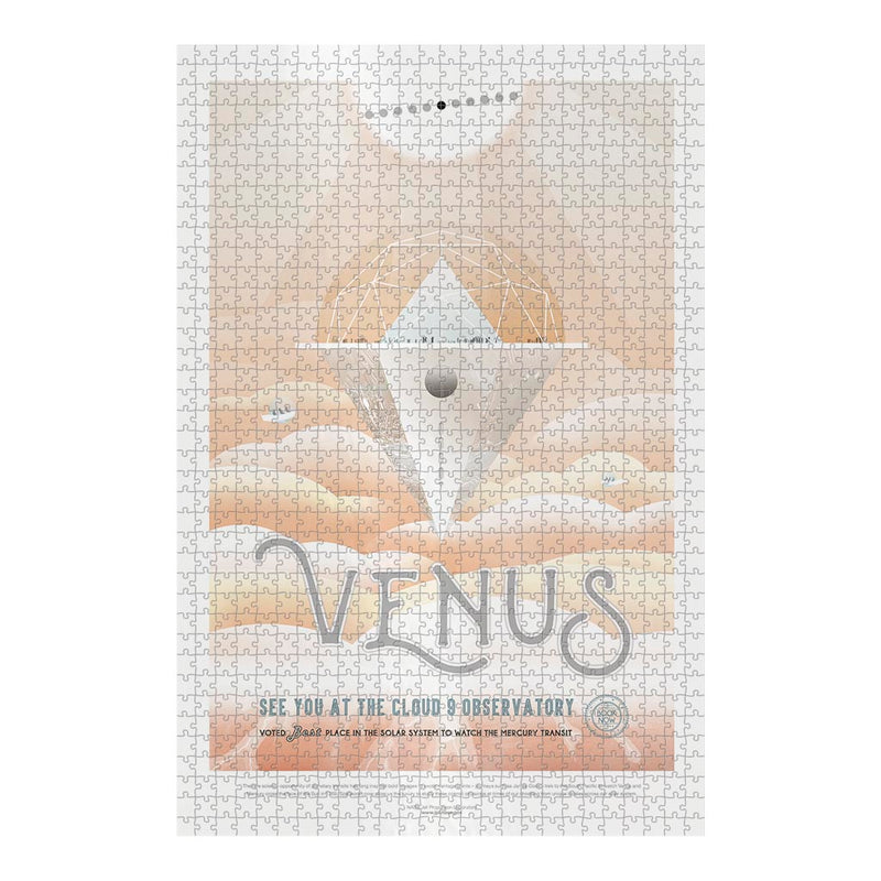 Retro NASA Jigsaw Puzzle: Venus See You at the Cloud Nine Observatory