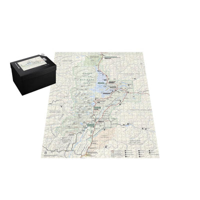 Grand Teton National Park Map Jigsaw Puzzle