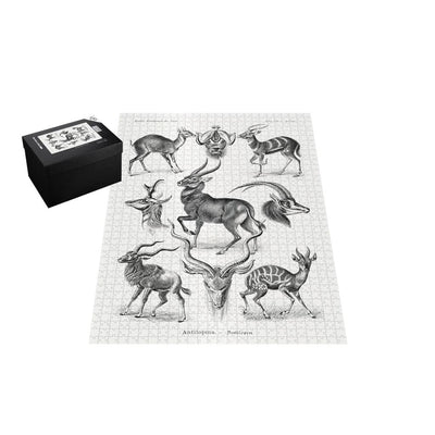 Antelopes, Art Forms in Nature Jigsaw Puzzle