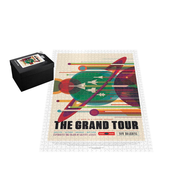 Retro NASA Jigsaw Puzzle: Voyager Grand Tour