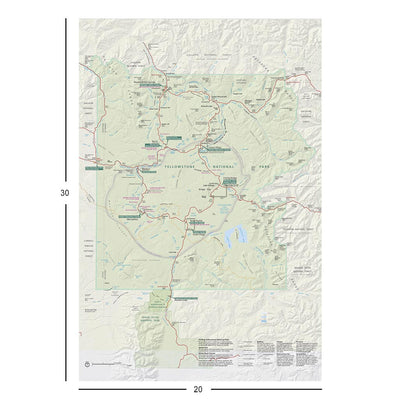 Yellowstone National Park Map Jigsaw Puzzle