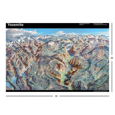 Yosemite National Park Panorama Jigsaw Puzzle