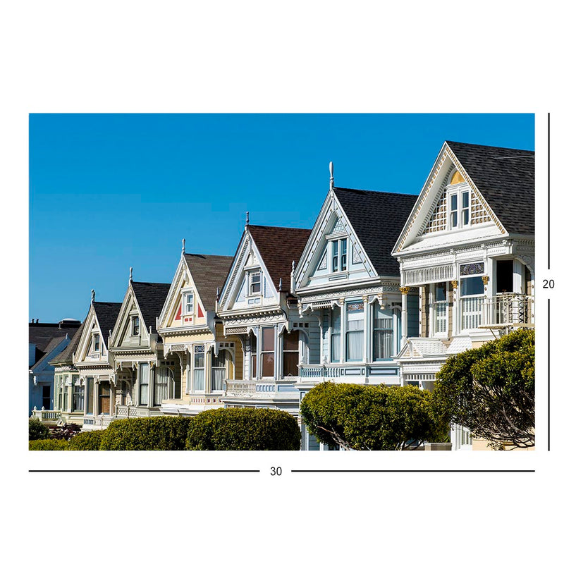 Painted Ladies Jigsaw Puzzle