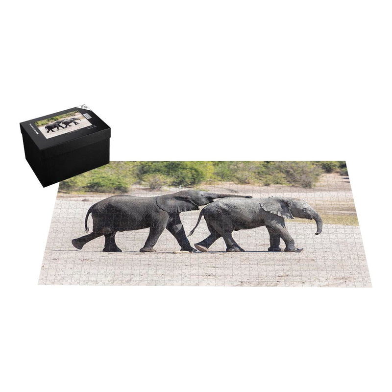 Wikimedia Commons Jigsaw Puzzle of the Day Baby African Bush Elephants
