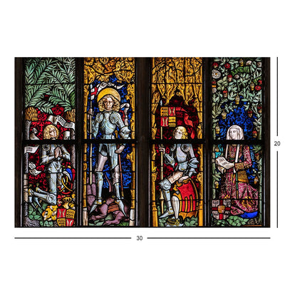 Wikimedia Commons Jigsaw Puzzle of the Day Stained Glass Window
