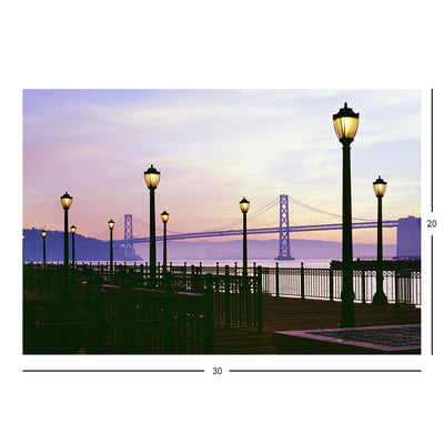 Dusk in San Francisco Jigsaw Puzzle