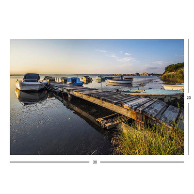 Wikimedia Commons Jigsaw Puzzle Of The Day Boats in the Étang de Thau in Sète