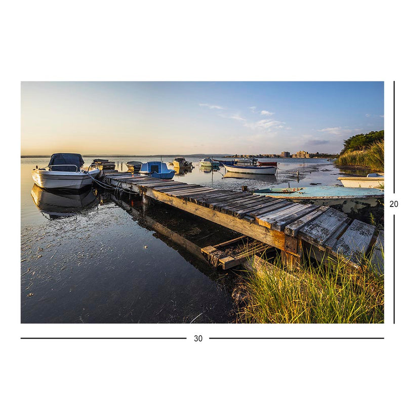 Wikimedia Commons Jigsaw Puzzle Of The Day Boats in the Étang de Thau in Sète
