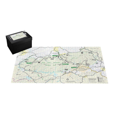 Great Smoky Mountains National Park Map Jigsaw Puzzle