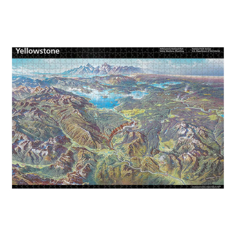Yellowstone National Park Panorama Jigsaw Puzzle