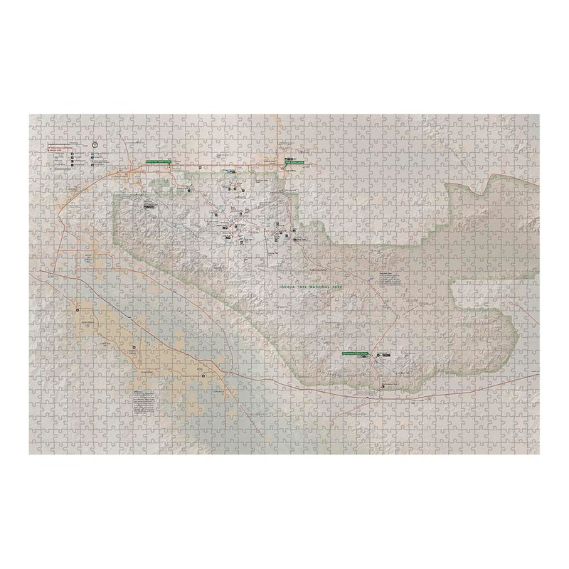 Joshua Tree National Park Map Jigsaw Puzzle