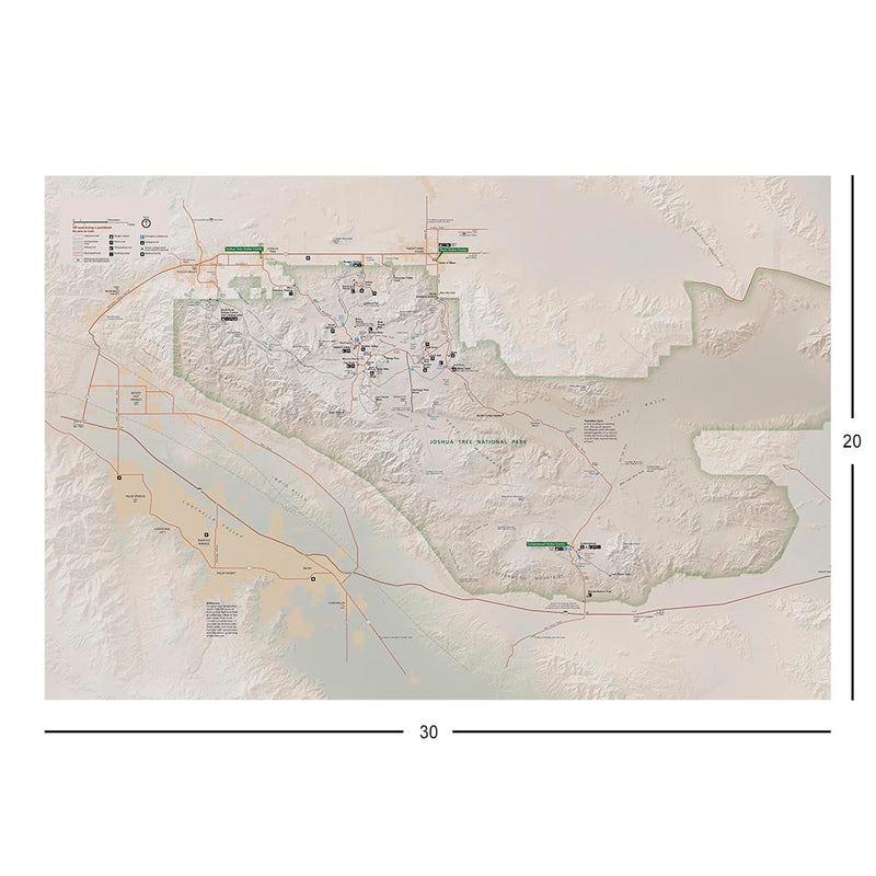 Joshua Tree National Park Map Jigsaw Puzzle