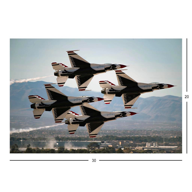 The U.S. Air Force Air Demonstration Squadron "Thunderbirds" Jigsaw Puzzle