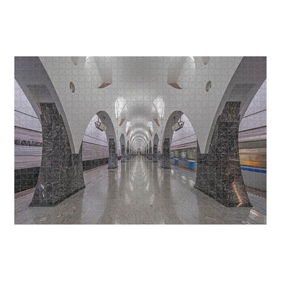 Wikimedia Commons Jigsaw Puzzle Of The Day Volokolamskaya metro station in Mosco