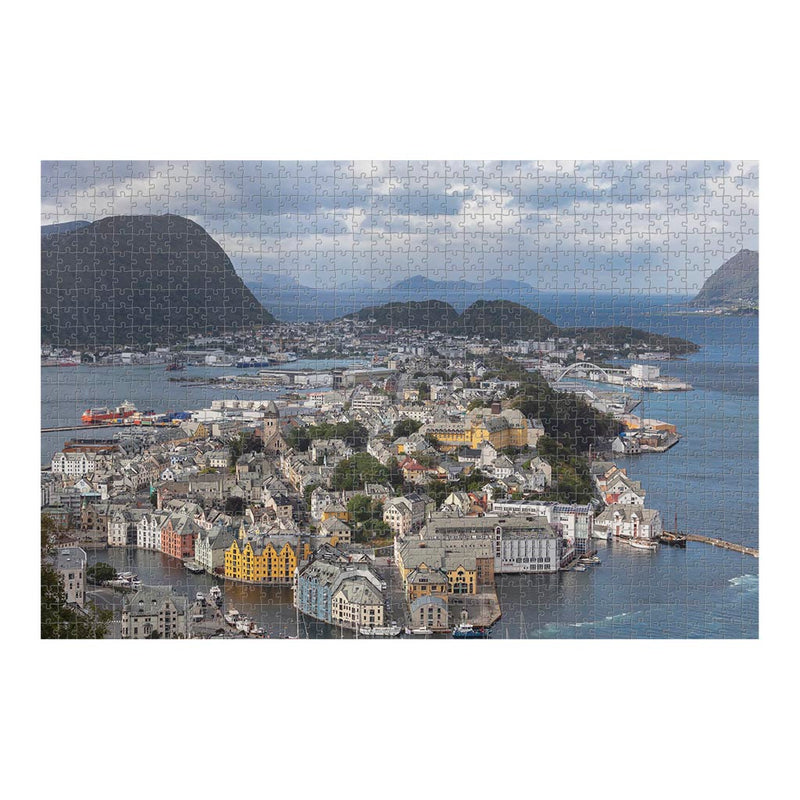 Wikimedia Commons Jigsaw Puzzle Of The Day View of Ålesund