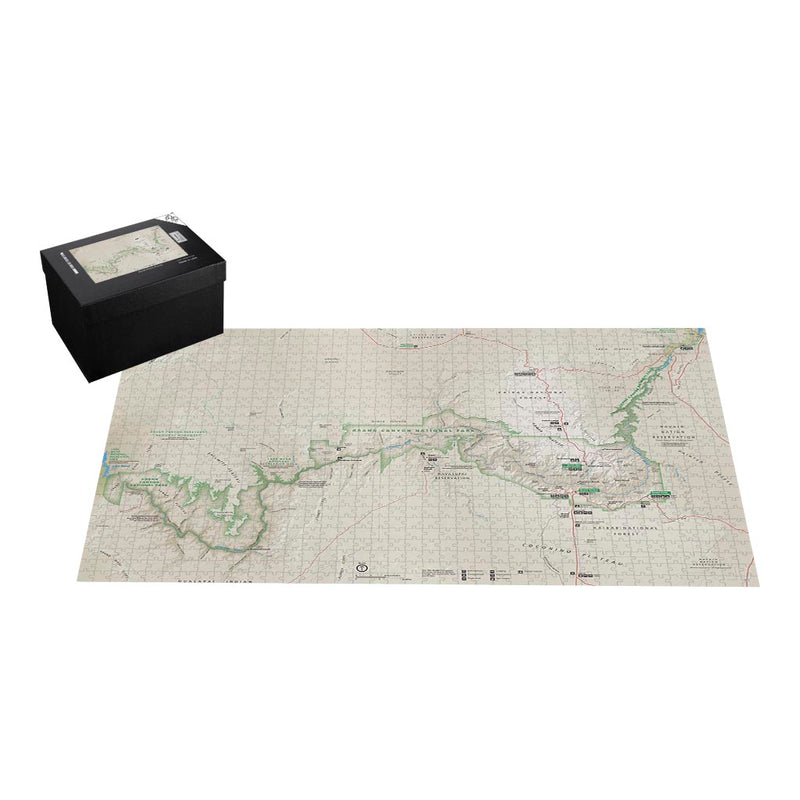 Grand Canyon National Park Map Jigsaw Puzzle