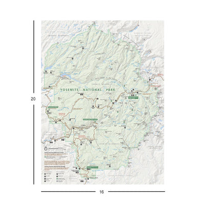 Yosemite National Park Map Jigsaw Puzzle