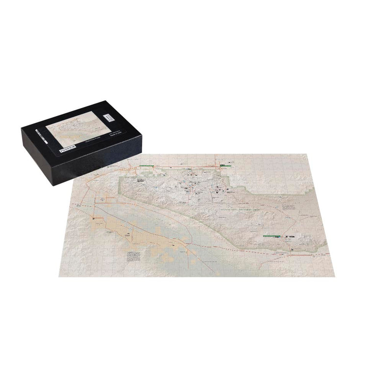Joshua Tree National Park Map Jigsaw Puzzle
