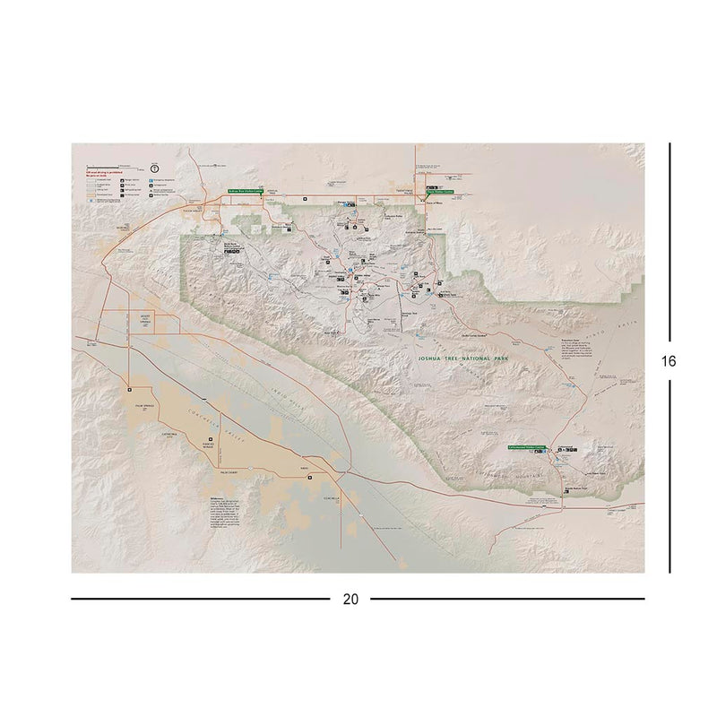 Joshua Tree National Park Map Jigsaw Puzzle