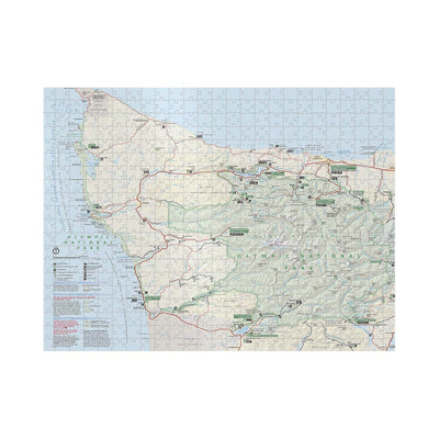 Olympic National Park Map Jigsaw Puzzle