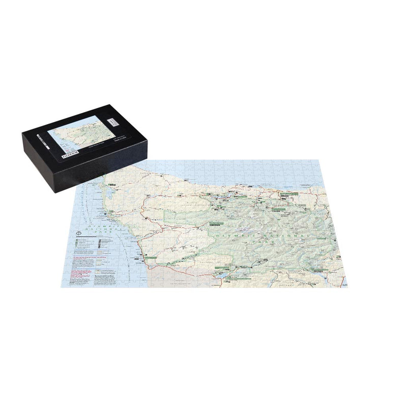 Olympic National Park Map Jigsaw Puzzle