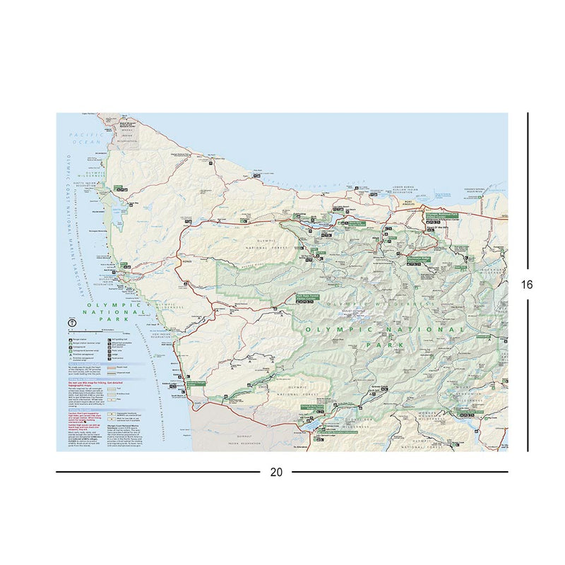 Olympic National Park Map Jigsaw Puzzle