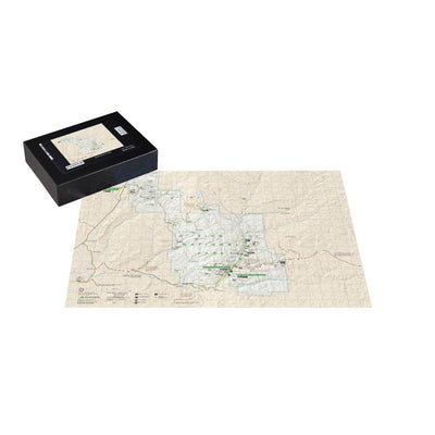 Zion National Park Map Jigsaw Puzzle