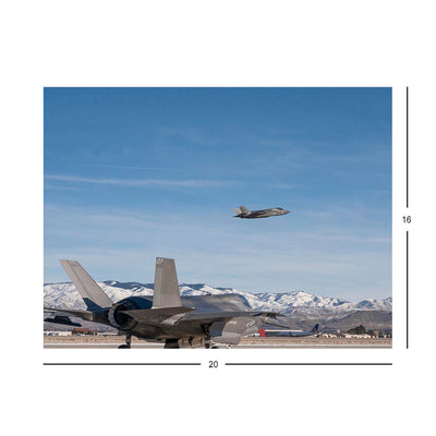 A-10 Thunderbolt II pilots with the 190th Fighter Squadron Jigsaw Puzzle