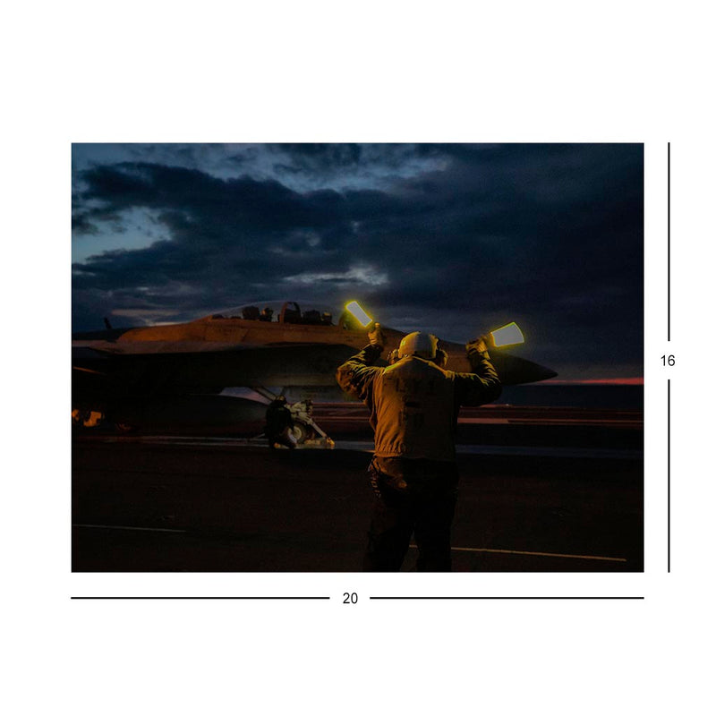 Directing An F/A-18F Super Hornet Jigsaw Puzzle