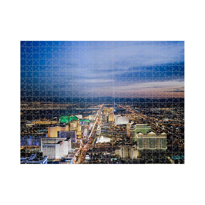 Dusk in Las Vegas Jigsaw Puzzle