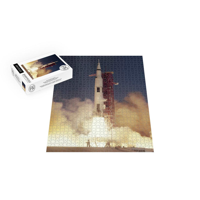 Launch Of Apollo 8 On December 21, 1968 Jigsaw Puzzle