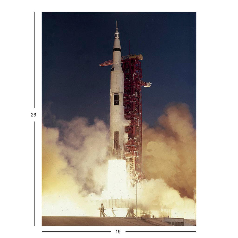 Launch Of Apollo 8 On December 21, 1968 Jigsaw Puzzle